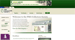 Desktop Screenshot of notes.www.collectors-society.com